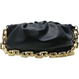 Women's Clutch Purse Bag | Cloud-Shaped Dumpling Chain Pouch.